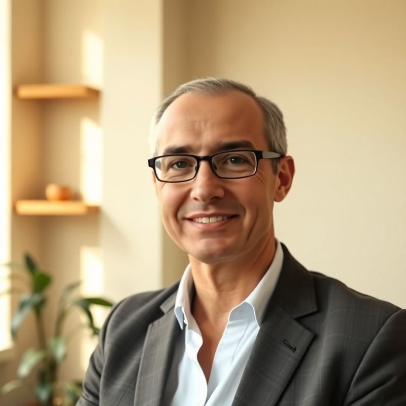 Portret consultant fiscal Mare Casa în lumina caldă a biroului